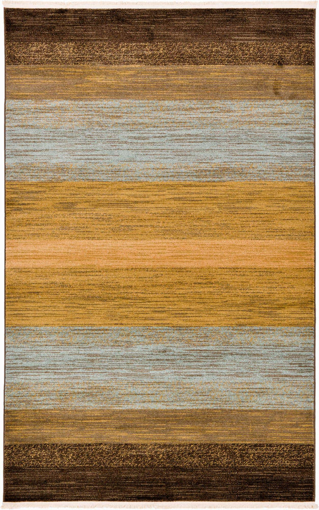 Multicolor 5' 1 x 8' Fars Rectangle Area Rug 100% Polypropylene Unique Traditional Carpet for Classical Living, Dining Room & Office Spaces for Sale at Rug Engine