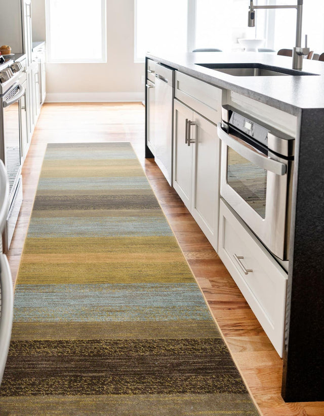 Multicolor 2' 7 x 10' Fars Runner Area Rug 100% Polypropylene Unique Traditional Carpet for Classical Living, Dining Room & Office Spaces for Sale at Rug Engine