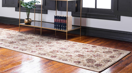 Cream 2' 7 x 10' Voyage Runner Area Rug