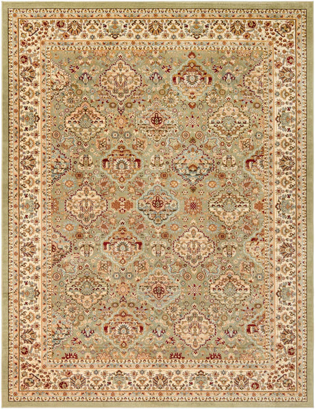 Light Green 9' x 12' Voyage Rectangle Area Rug