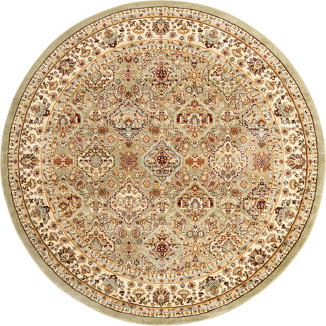 Light Green 7' 10 x 7' 10 Voyage Round Area Rug