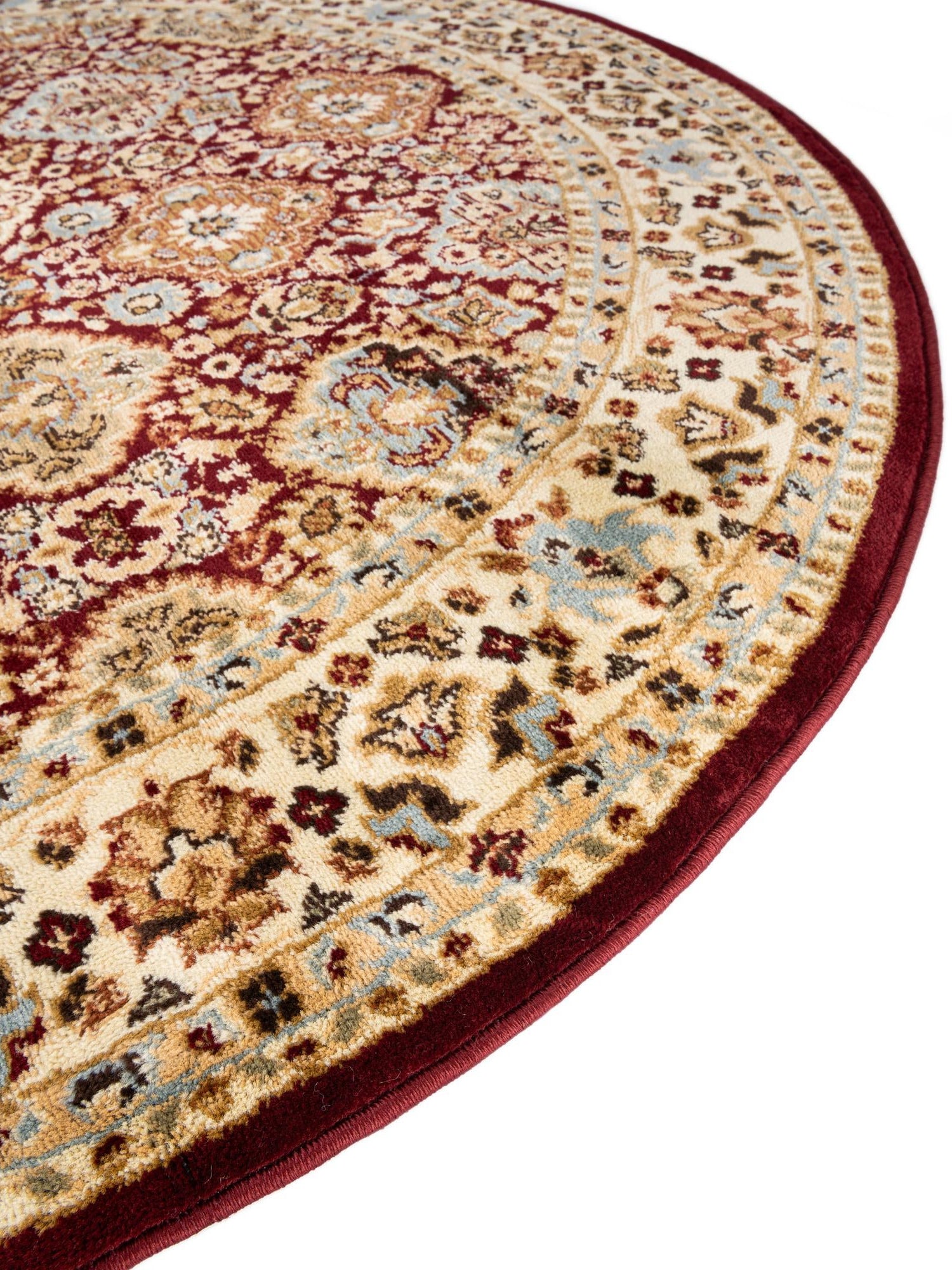 Red 7' 10 x 7' 10 Voyage Round Area Rug