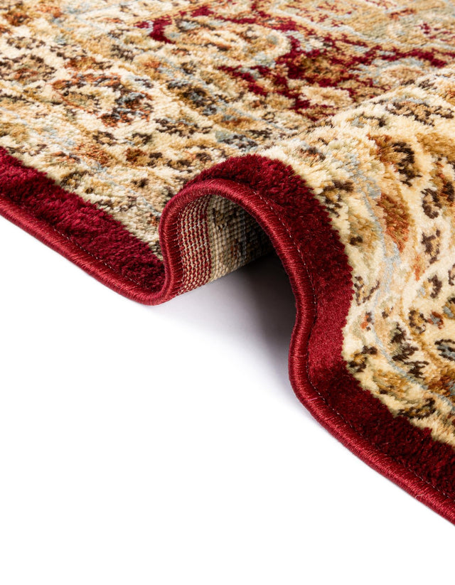 Red 7' 10 x 7' 10 Voyage Round Area Rug