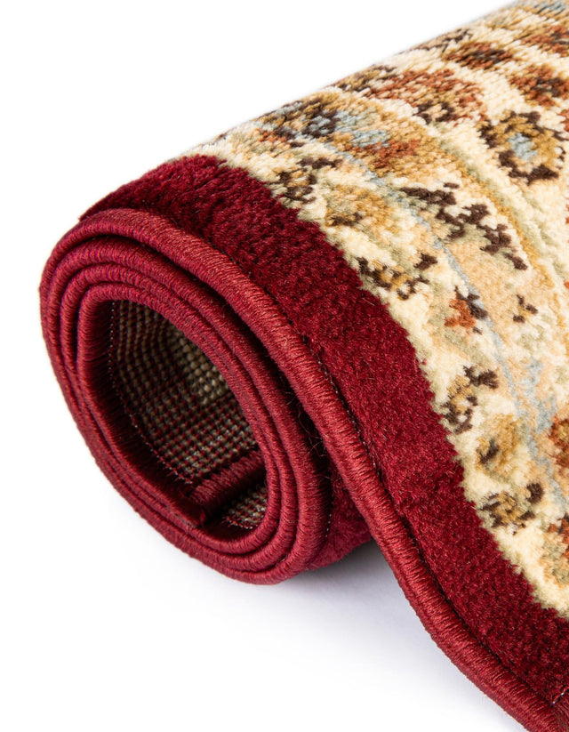 Red 7' 10 x 7' 10 Voyage Round Area Rug