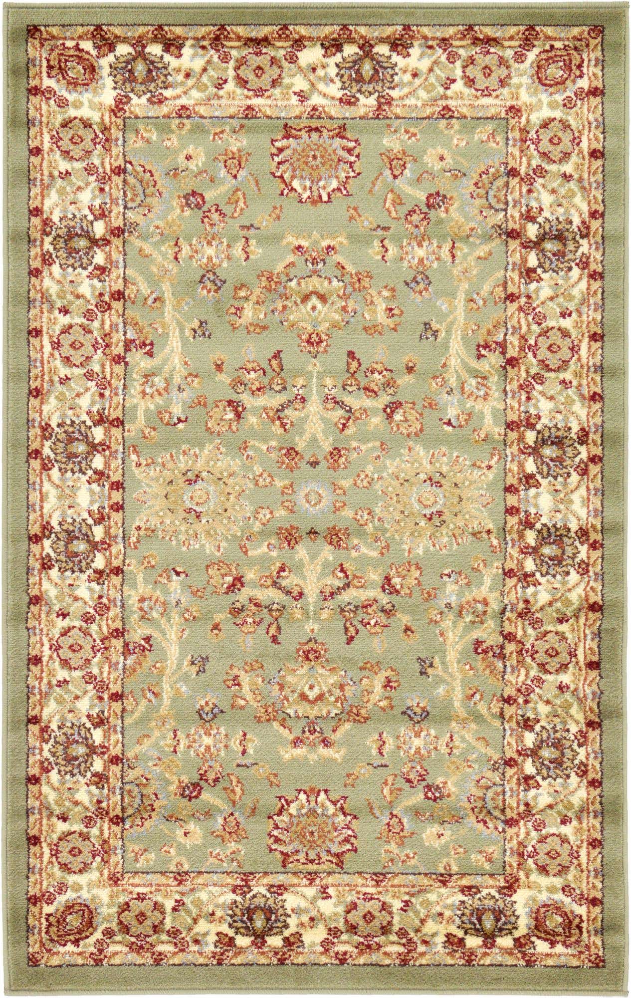 Light Green 3' 1 x 5' 3 Voyage Rectangle Area Rug