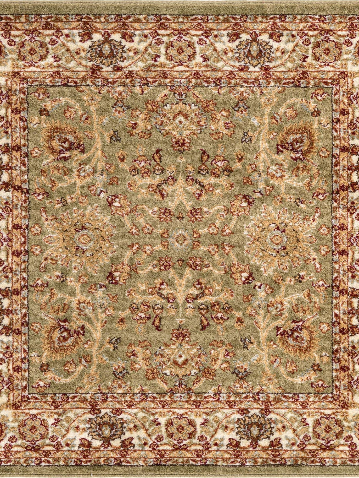Light Green 4' 1 x 4' 1 Voyage Square Area Rug