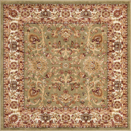 Light Green 4' 1 x 4' 1 Voyage Square Area Rug