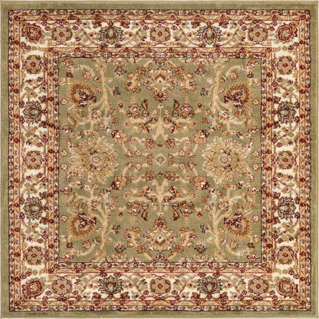Light Green 4' 1 x 4' 1 Voyage Square Area Rug