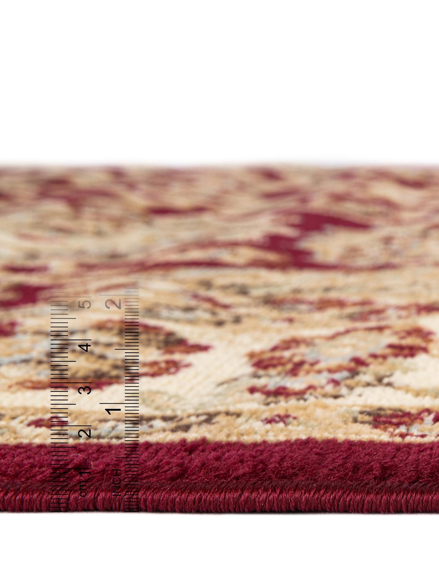 Red 8' x 8' Voyage Round Area Rug