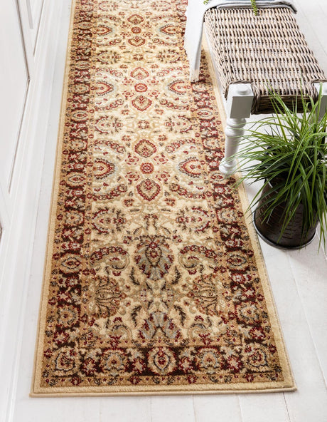 Cream 2' 7 x 10' Voyage Runner Area Rug