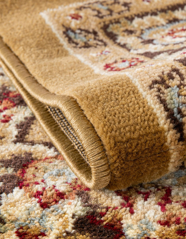 Tan 6' 1 x 6' 1 Voyage Round Area Rug