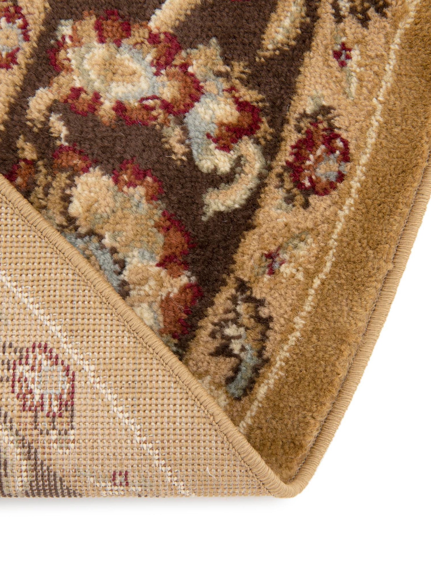 Tan 6' 1 x 6' 1 Voyage Round Area Rug