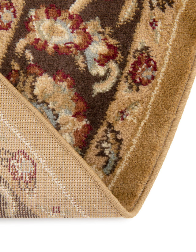 Tan 6' 1 x 6' 1 Voyage Round Area Rug