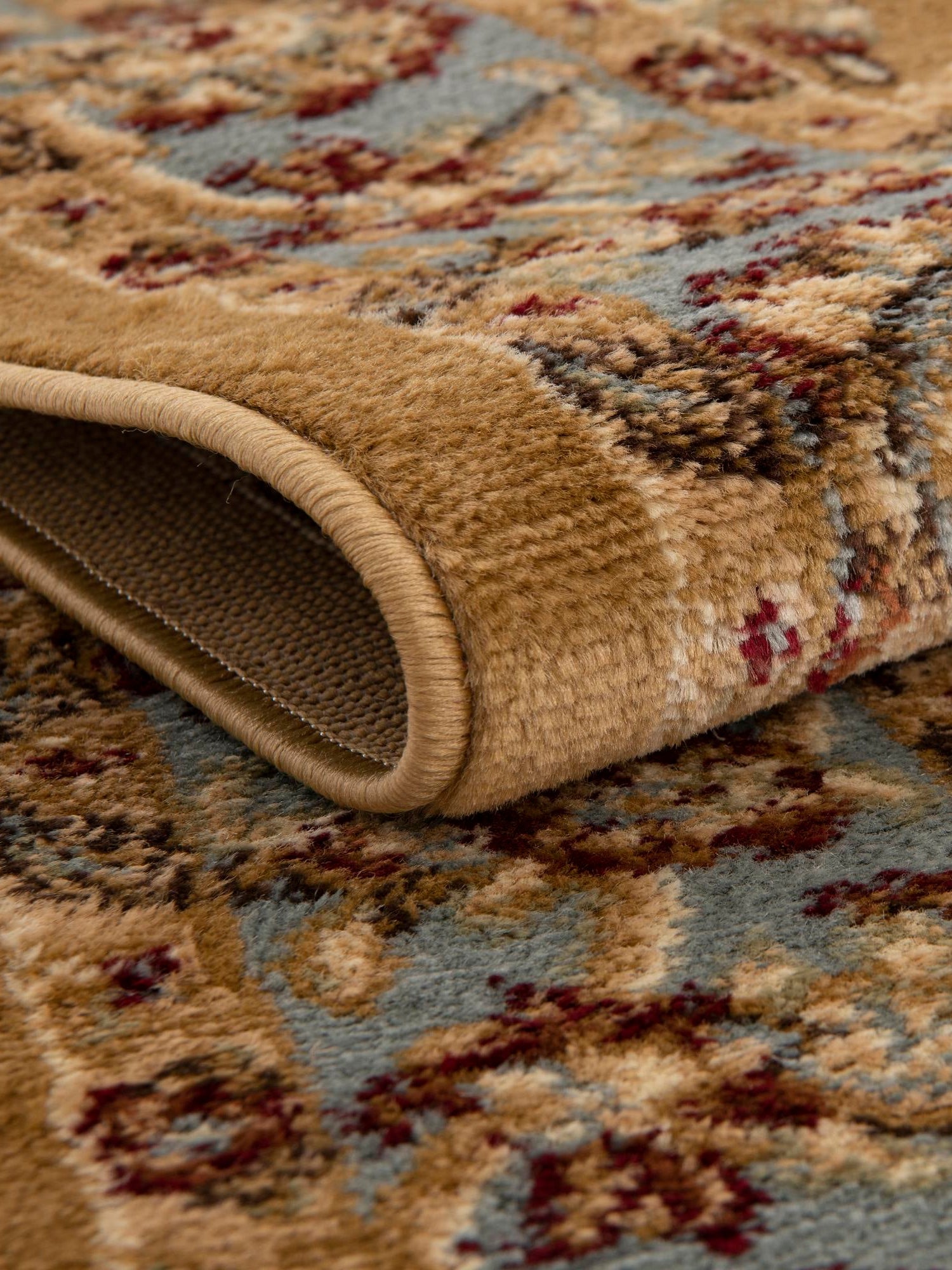 Dark Yellow 6' 1 x 6' 1 Voyage Round Area Rug