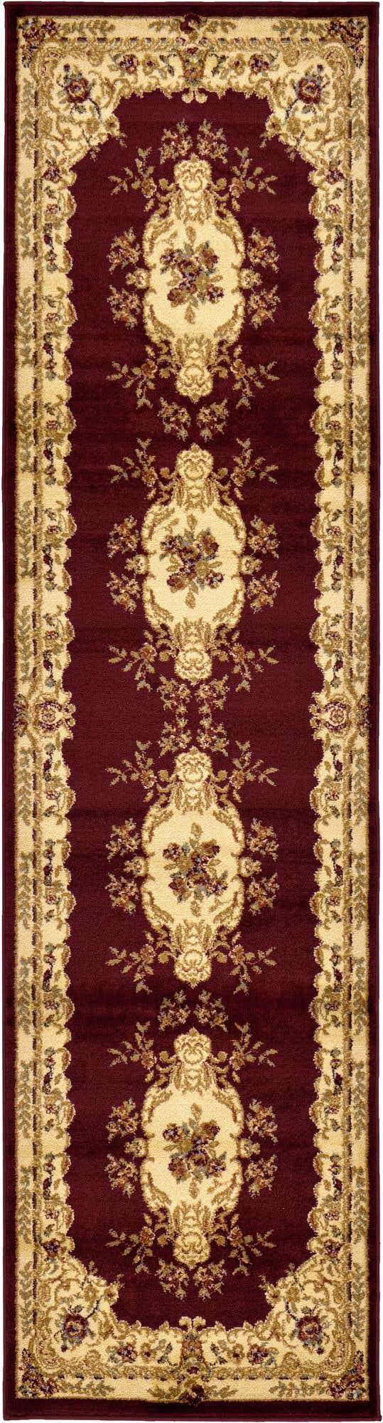 Red 2' 7 x 10' Versailles Runner Area Rug