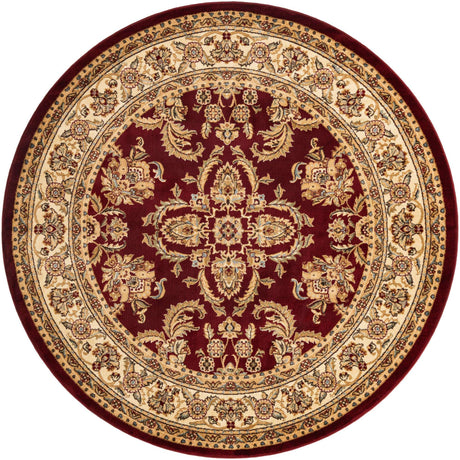 Red 7' 10 x 7' 10 Voyage Round Area Rug