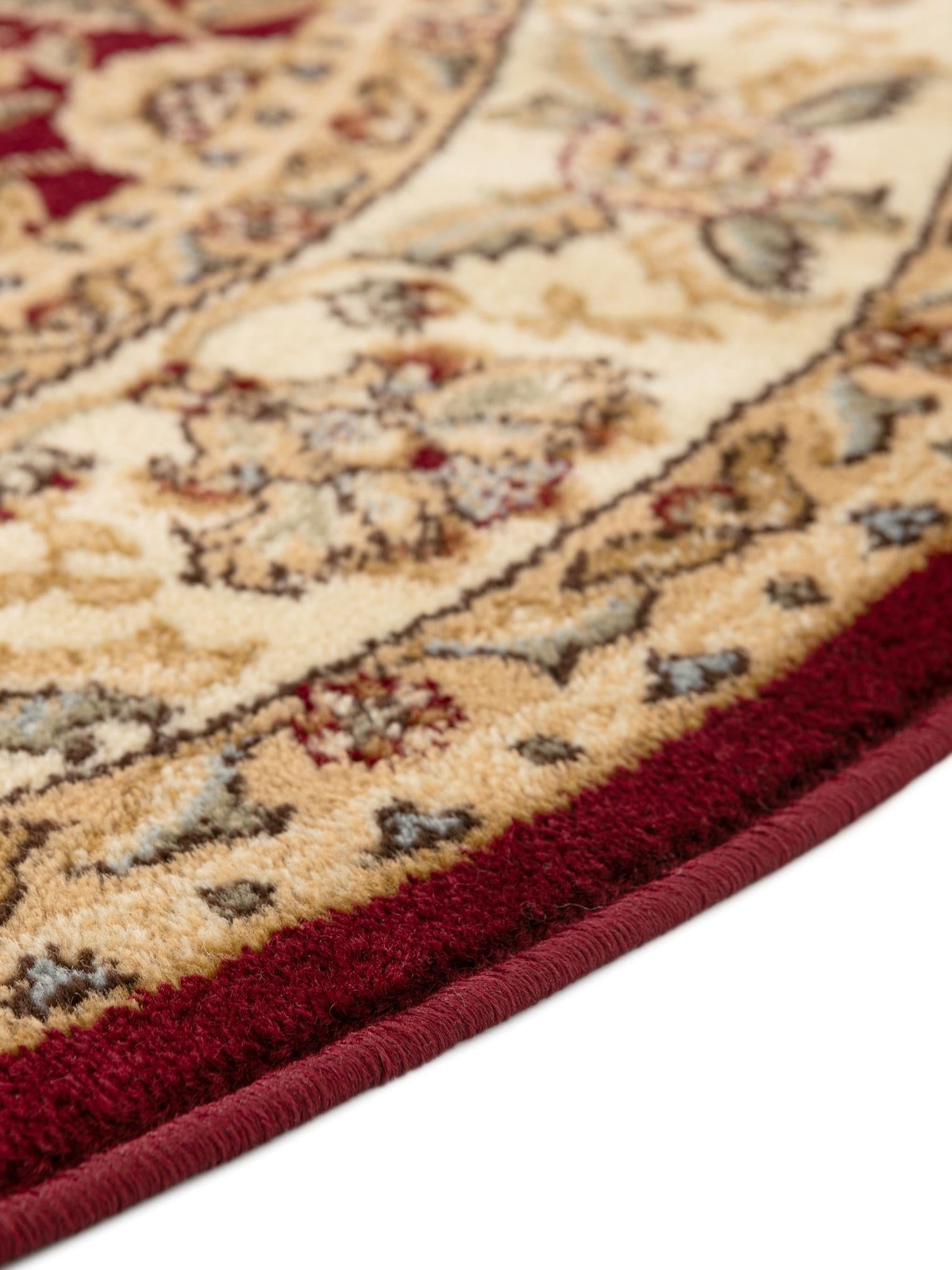 Red 7' 10 x 7' 10 Voyage Round Area Rug