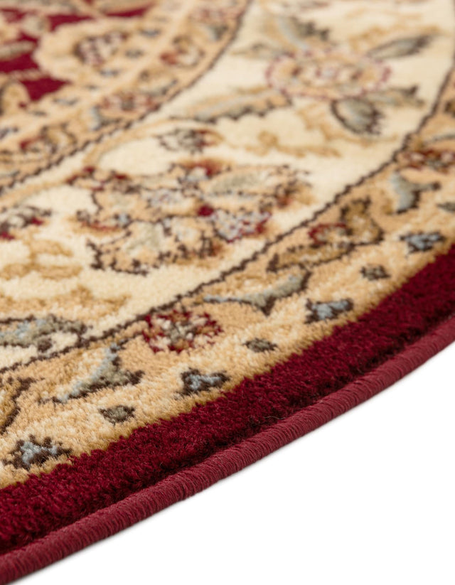 Red 7' 10 x 7' 10 Voyage Round Area Rug