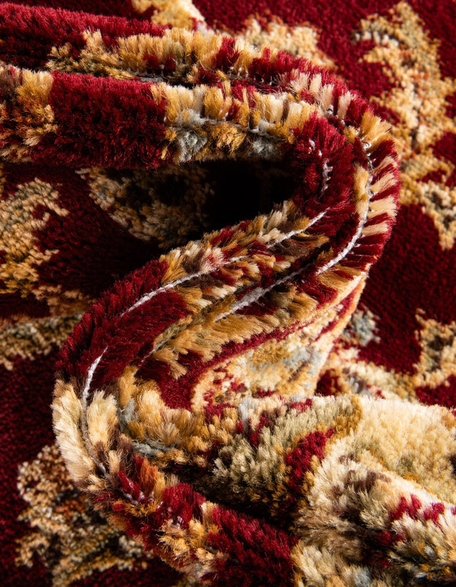 Red 7' 10 x 7' 10 Voyage Round Area Rug