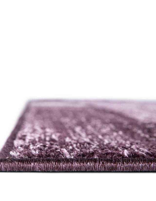 Violet 2' 7 x 10' Del Mar Runner Area Rug 100% Polypropylene Easy Clean Stain Resistant Vivid Modern Carpet Mat for Home Decor Interior Designing for Sale at Rug Engine