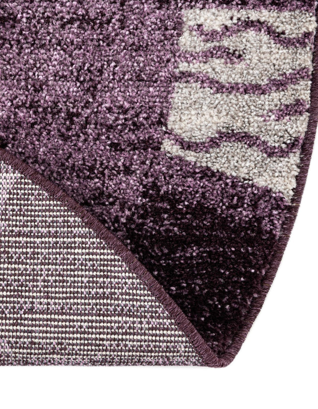 Violet 7' 10 x 7' 10 Del Mar Round Area Rug 100% Polypropylene Easy Clean Stain Resistant Vivid Modern Carpet Mat for Home Decor Interior Designing for Sale at Rug Engine