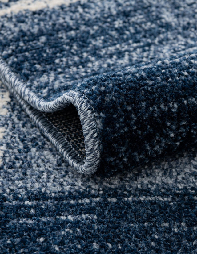 Light Blue 2' 7 x 10' Del Mar Runner Area Rug 100% Polypropylene Easy Clean Stain Resistant Vivid Modern Carpet Mat for Home Decor Interior Designing for Sale at Rug Engine