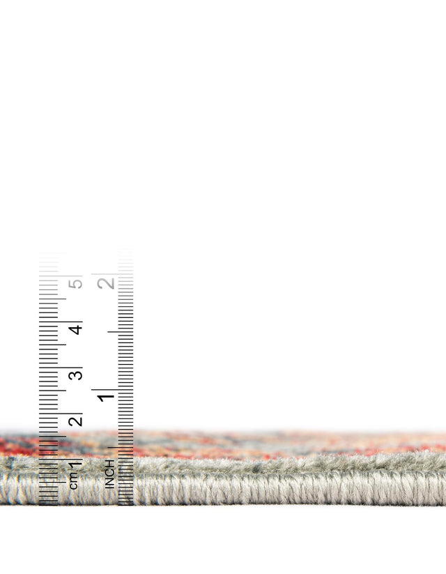 Light Blue 8' x 8' Sahand Round Area Rug