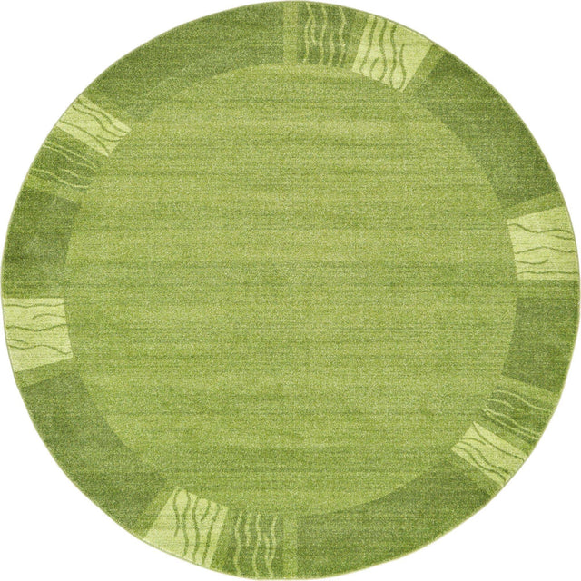 Light Green 7' 10 x 7' 10 Del Mar Round Area Rug 100% Polypropylene Easy Clean Stain Resistant Vivid Modern Carpet Mat for Home Decor Interior Designing for Sale at Rug Engine