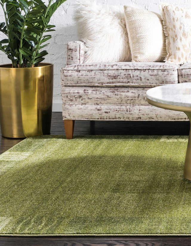 Light Green 7' 1 x 10' Del Mar Rectangle Area Rug 100% Polypropylene Easy Clean Stain Resistant Vivid Modern Carpet Mat for Home Decor Interior Designing for Sale at Rug Engine