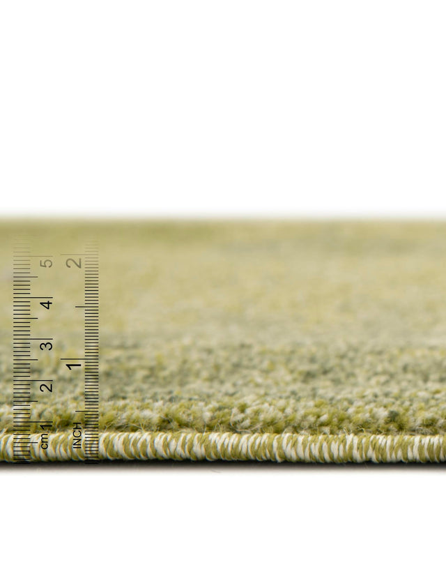 Green 10' x 10' La Jolla Square Area Rug 100% Polypropylene Traditional Pattern Easy Clean Carpet for Living, Dining, Bedroom, Office for Sale at Rug Engine
