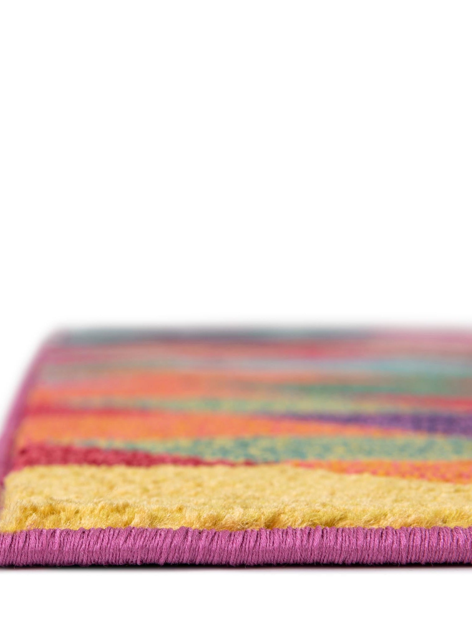 Multicolor 2' 7 x 10' Estrella Runner Area Rug 100% Polypropylene Non-Shedding Stain Resistant Carpet Colorful Modern Abstract Design Easy Clean for Home Decor for Sale at Rug Engine