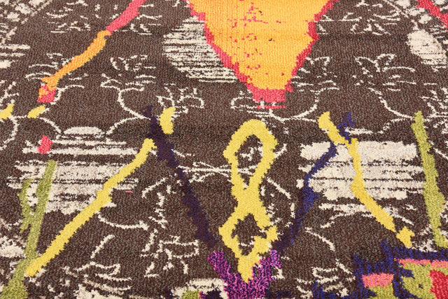 Brown 6' 1 x 6' 1 Sedona Round Area Rug