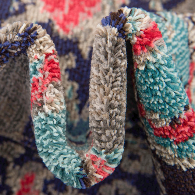 Navy Blue 8' x 8' Sedona Round Area Rug