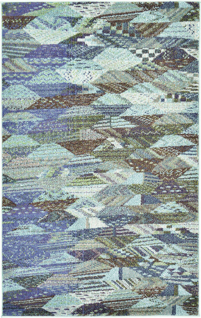 Blue 3' 3 x 5' 3 Sedona Rectangle Area Rug