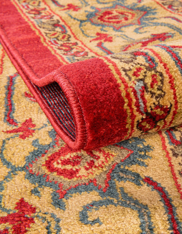 Red 9' x 12' Sahand Rectangle Area Rug