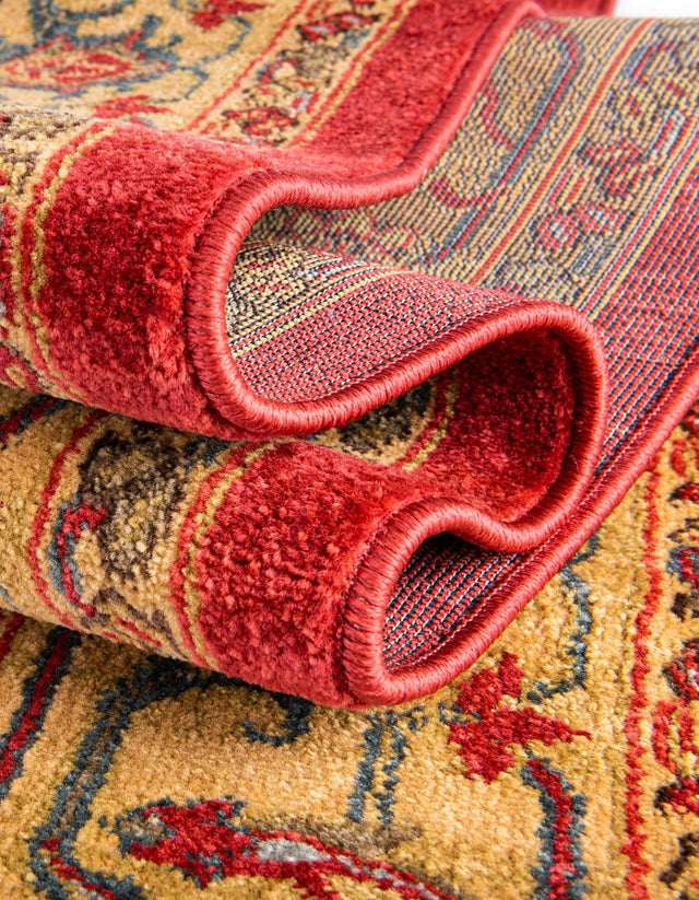 Red 8' x 11' Sahand Rectangle Area Rug Affordable Easy Clean Traditional Design Durable Carpet for Home Interior Design Living Room Dining Office for Sale at Rug Engine