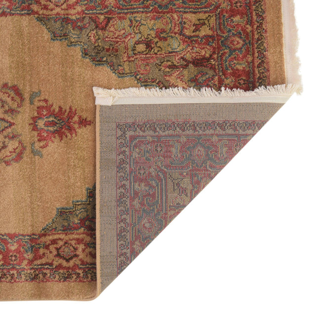 Tan 10' x 13' 1 Sahand Rectangle Area Rug Affordable Easy Clean Traditional Design Durable Carpet for Home Interior Design Living Room Dining Office for Sale at Rug Engine