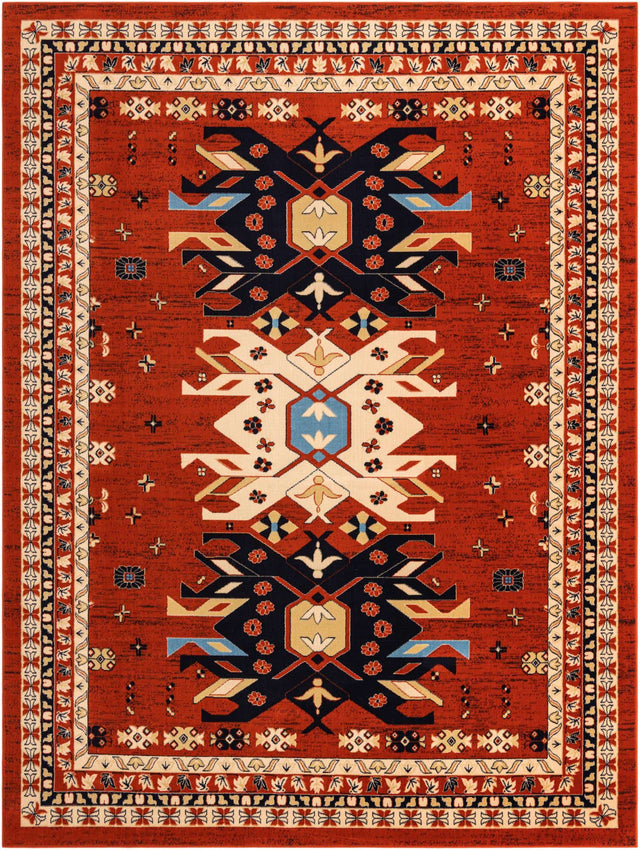 Terracotta 10' x 13' 1 Taftan Rectangle Area Rug