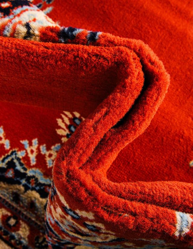 Terracotta 10' x 13' 1 Reza Rectangle Area Rug 100% Polypropylene Easy Clean Traditional Motif Classic Carpet for Home Interiors for Sale at Rug Engine