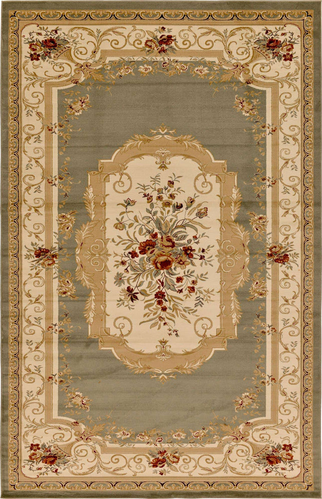 Green 10' 6 x 16' 5 Versailles Rectangle Area Rug