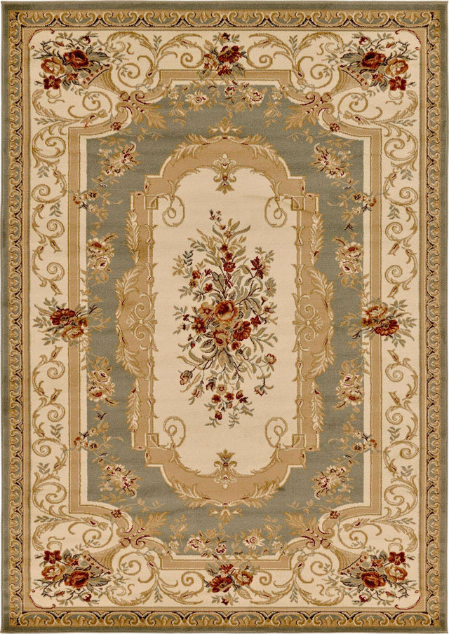 Green 7' 1 x 10' Versailles Rectangle Area Rug