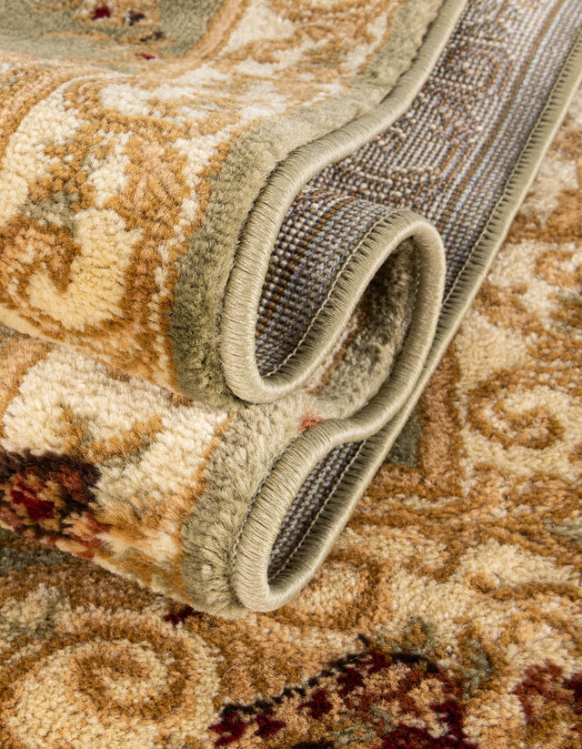 Green 6' 1 x 9' Versailles Rectangle Area Rug