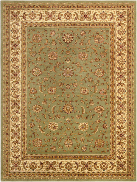 Green 9' x 12' Voyage Rectangle Area Rug