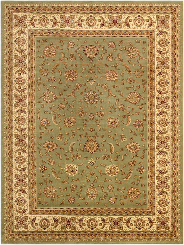 Green 9' x 12' Voyage Rectangle Area Rug