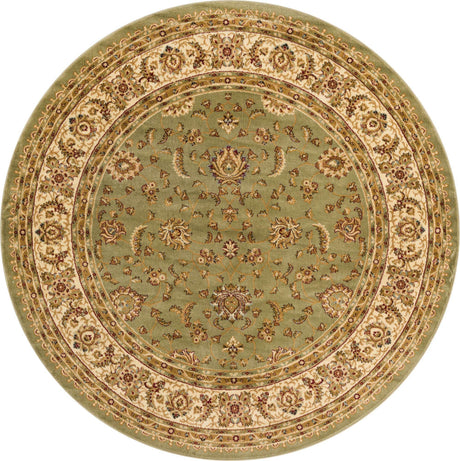 Green 7' 10 x 7' 10 Voyage Round Area Rug