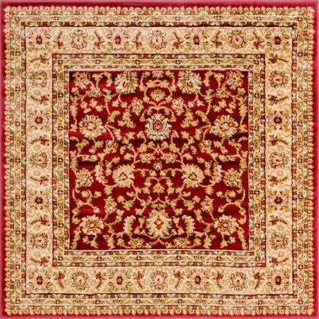 Red 4' 1 x 4' 1 Voyage Square Area Rug