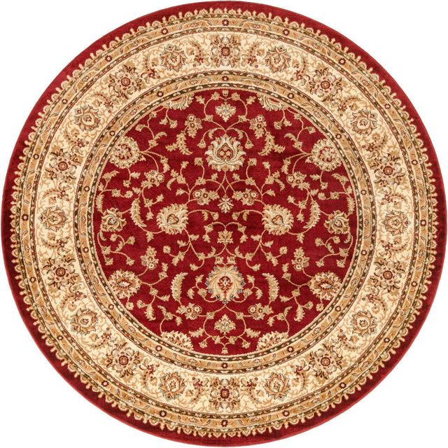 Red 7' 10 x 7' 10 Voyage Round Area Rug