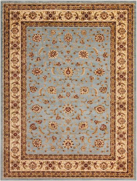 Light Blue 9' x 12' Voyage Rectangle Area Rug