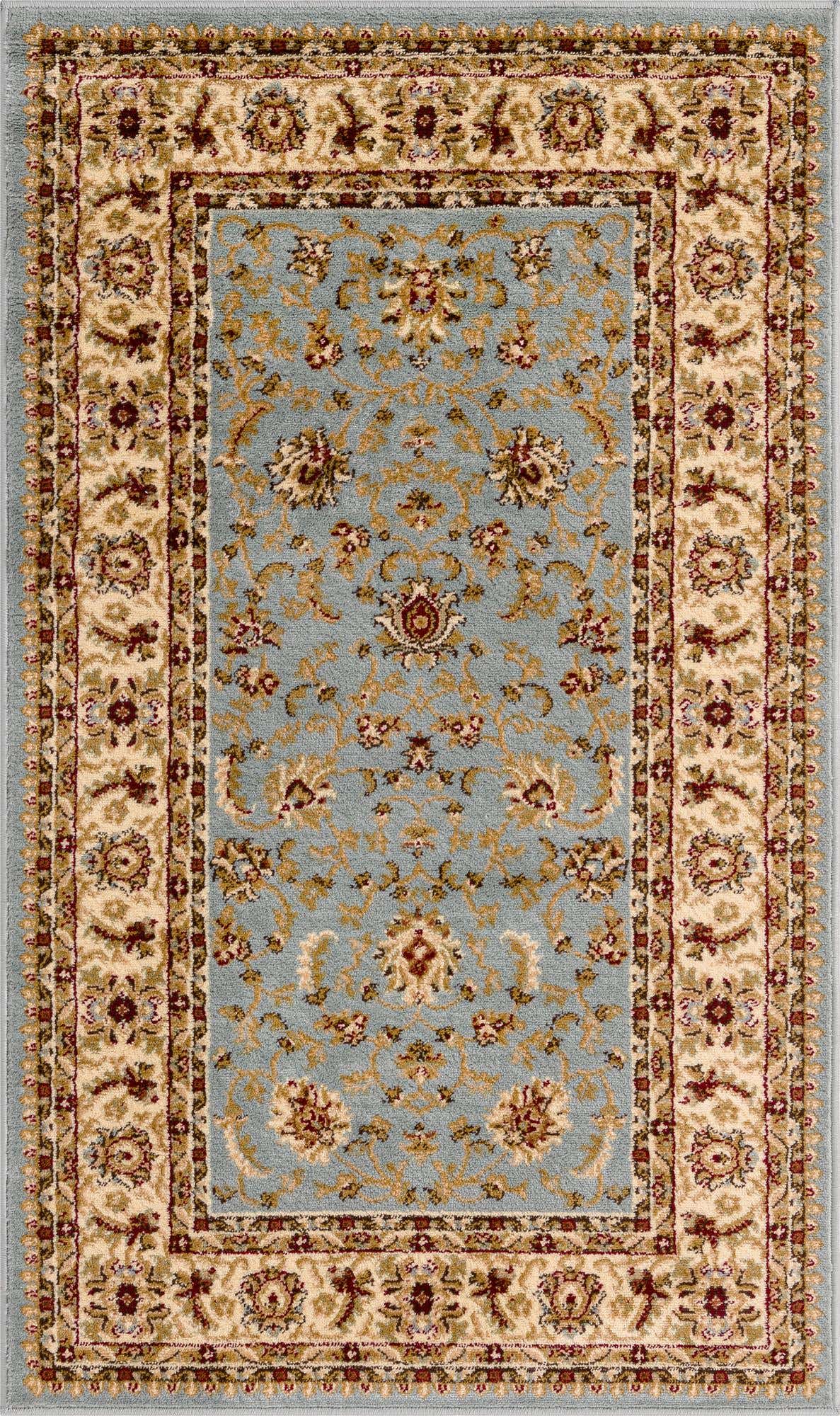 Light Blue 3' 1 x 5' 3 Voyage Rectangle Area Rug