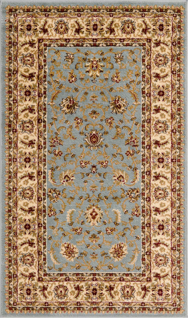 Light Blue 3' 1 x 5' 3 Voyage Rectangle Area Rug